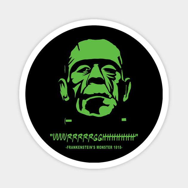 FRANKENSTEIN QUOTE 1818- Funny Halloween- Magnet by IceTees